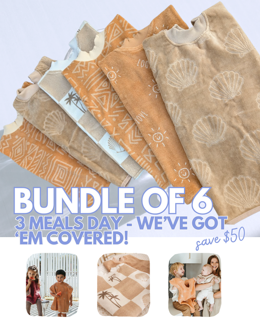BUNDLE of 6 The Weekly Rotation Bib