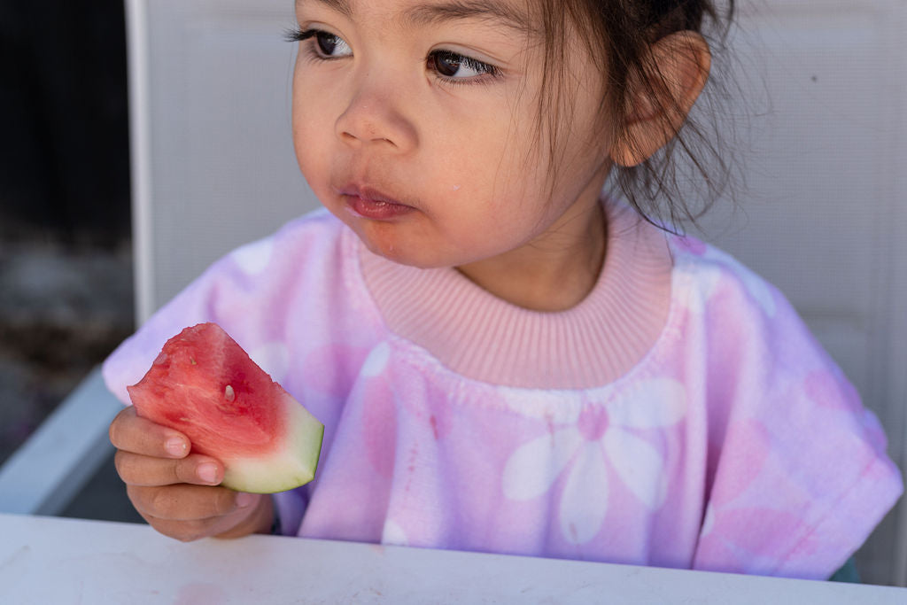 Pink Floral Full Coverage Bib