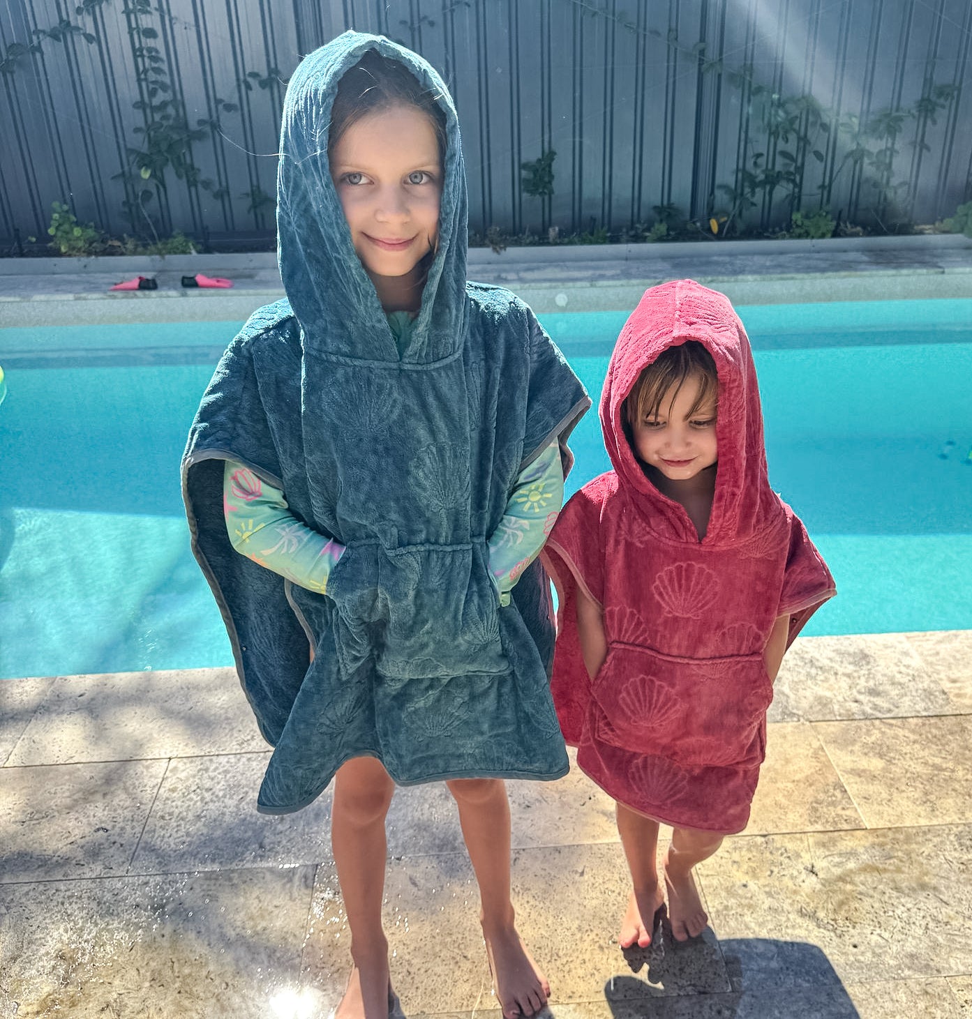Indigo Luxe Hooded Beach Towel Poncho