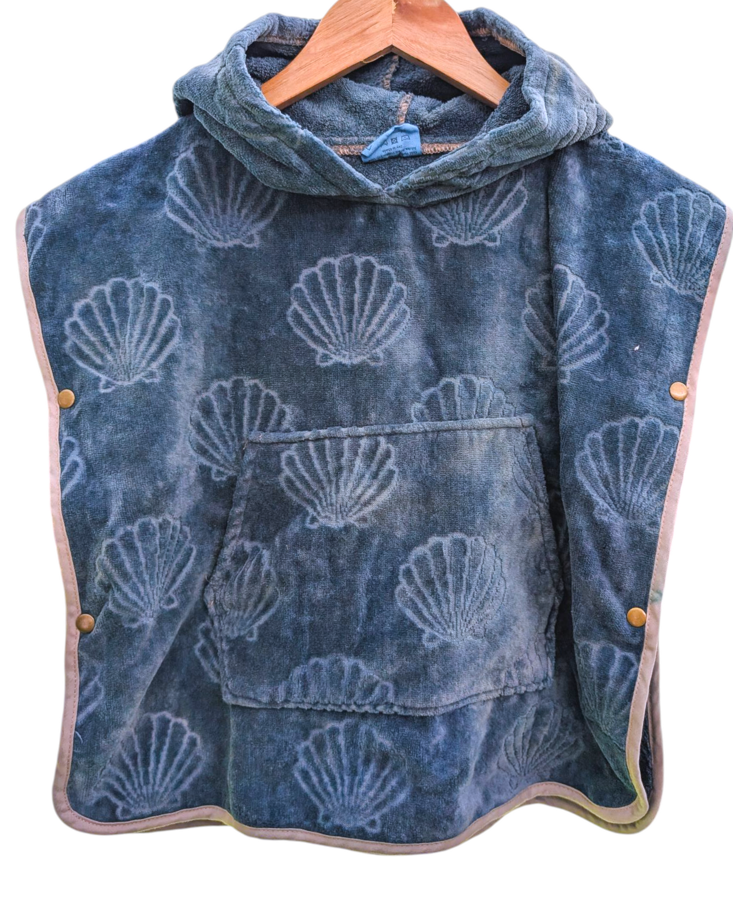 Indigo Luxe Hooded Beach Towel Poncho