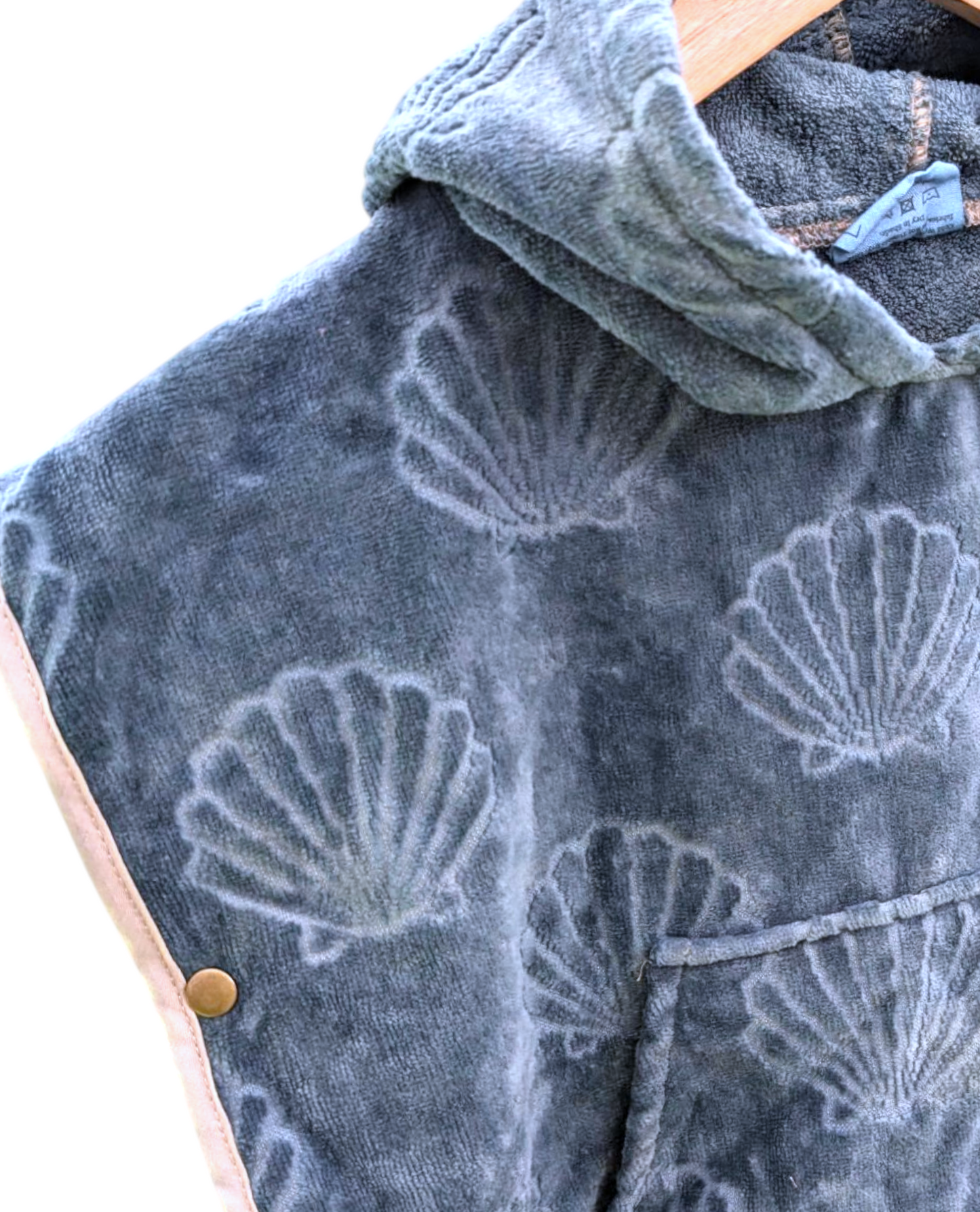 Indigo Luxe Hooded Beach Towel Poncho
