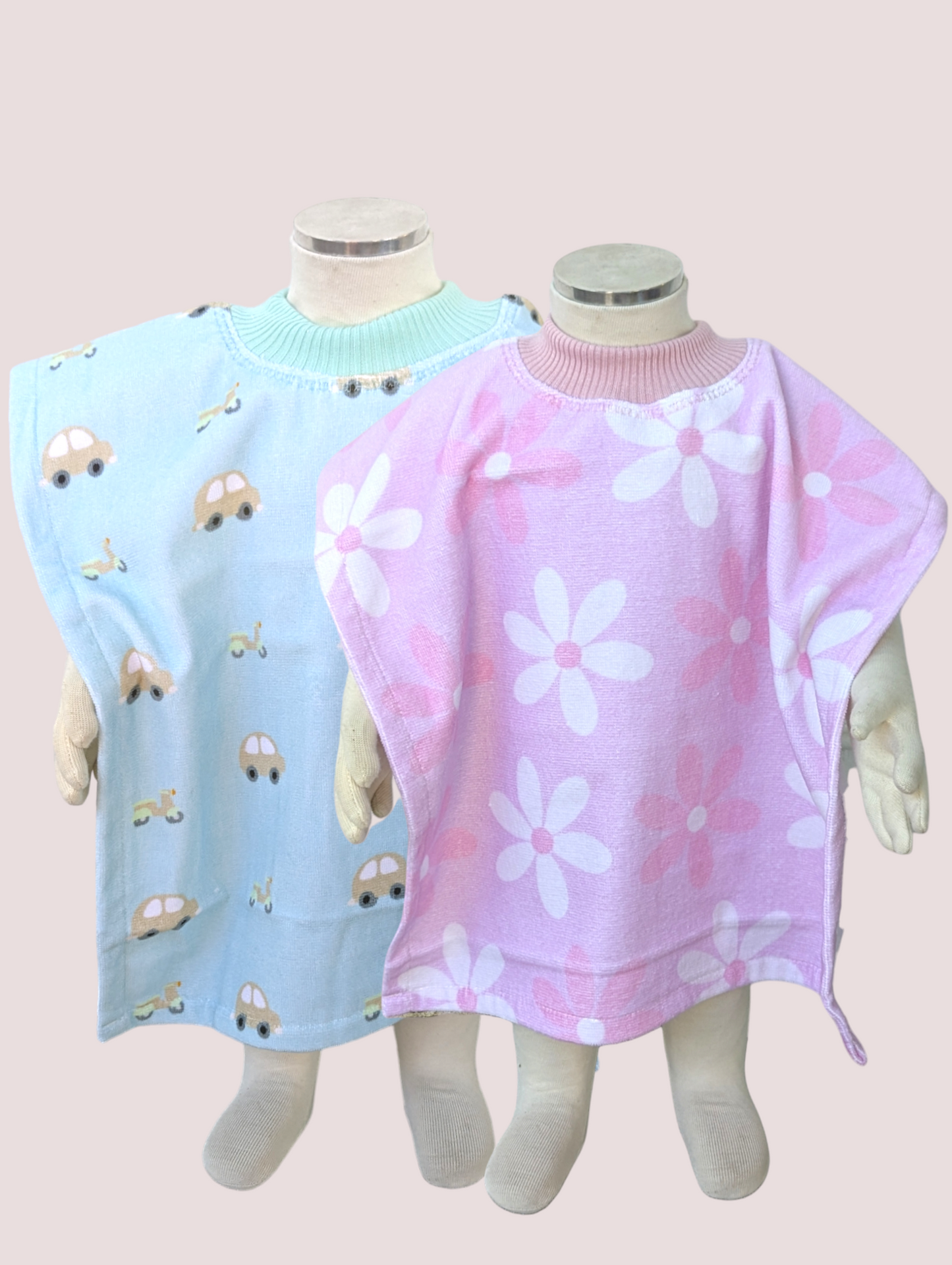 Pink Floral Full Coverage Bib