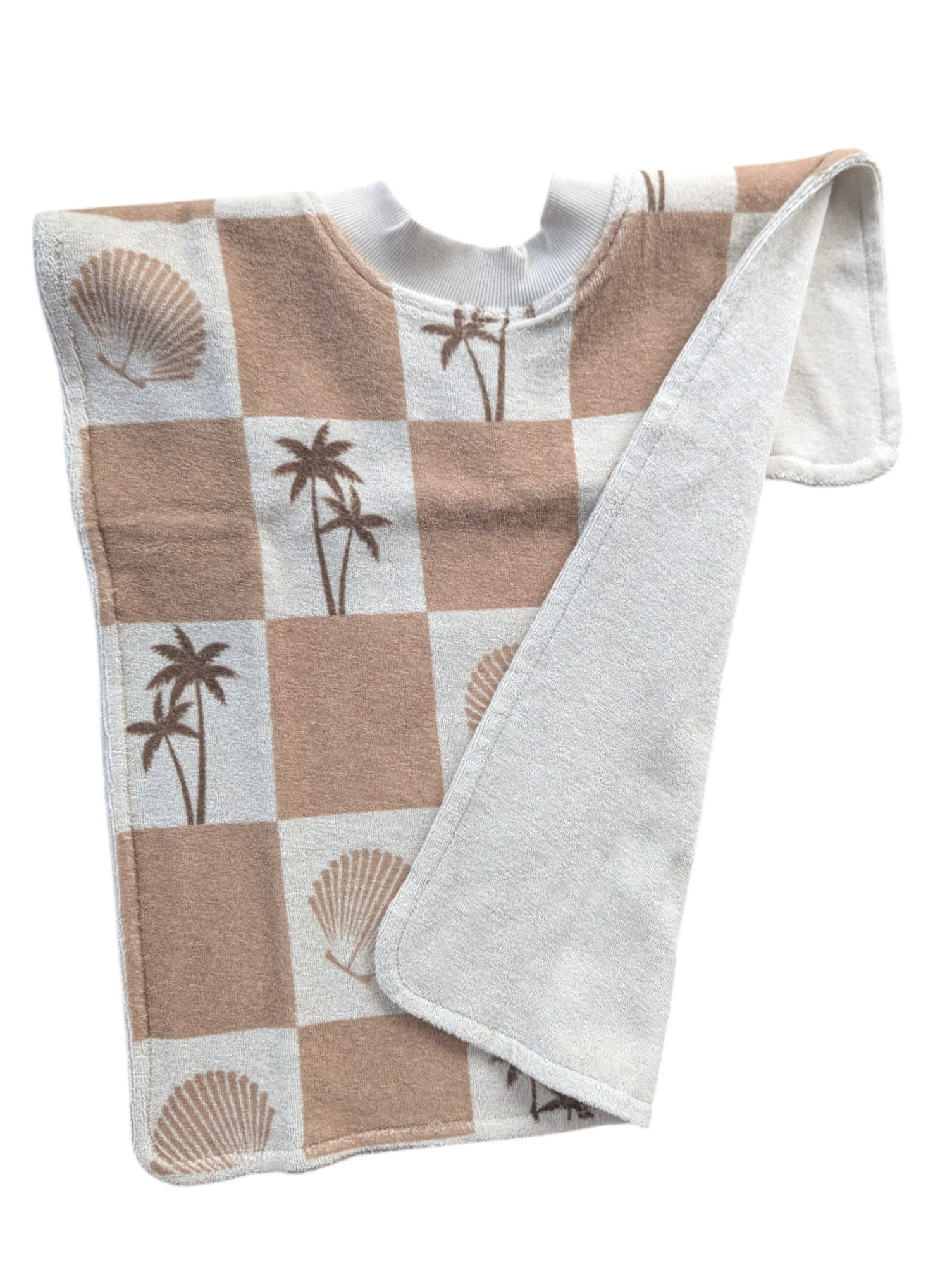 beige palms towel bib best bib baby shower gifts