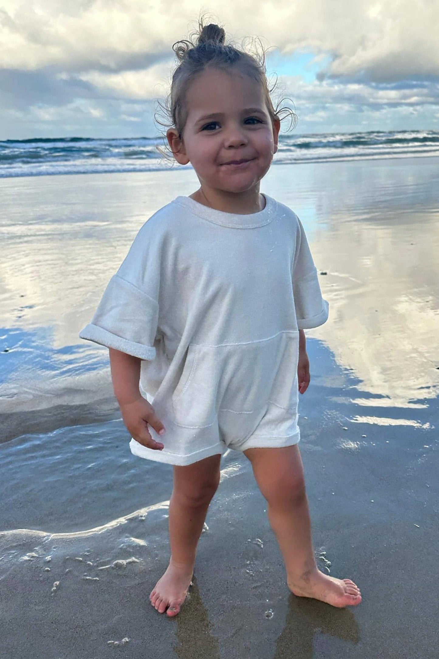 Mini Terry Romper: Clay {All Fenix}