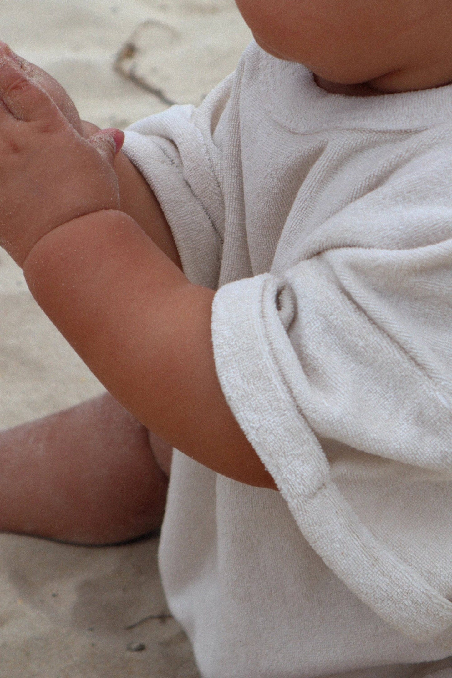 Mini Terry Romper: Clay {All Fenix}