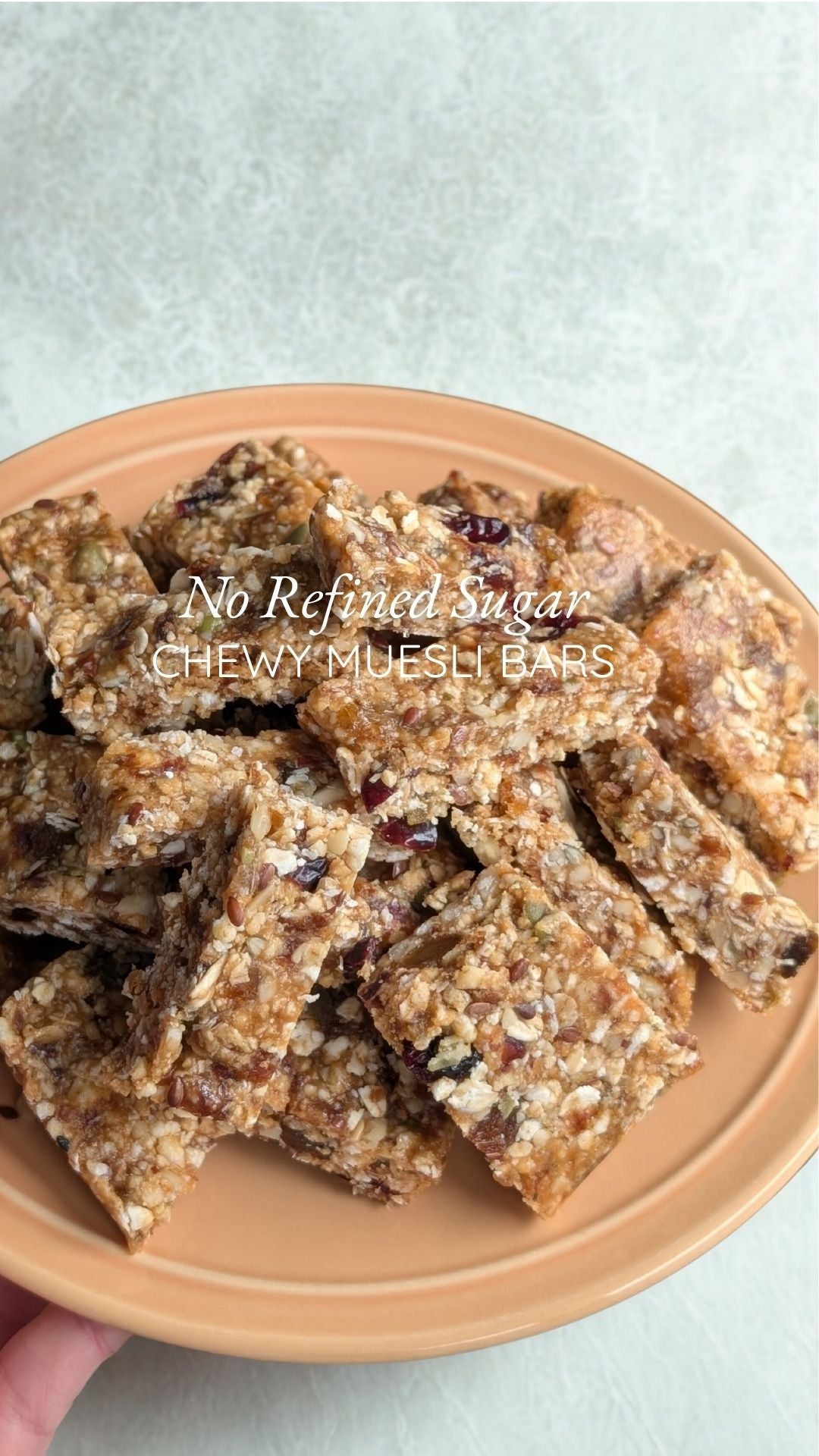 Sugar-Free Chewy Muesli Bars at Home: The Easy Lunchbox Snack