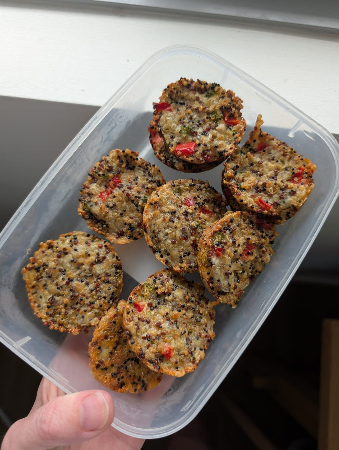 baked quinoa cheese bites toddler baby led weaning 