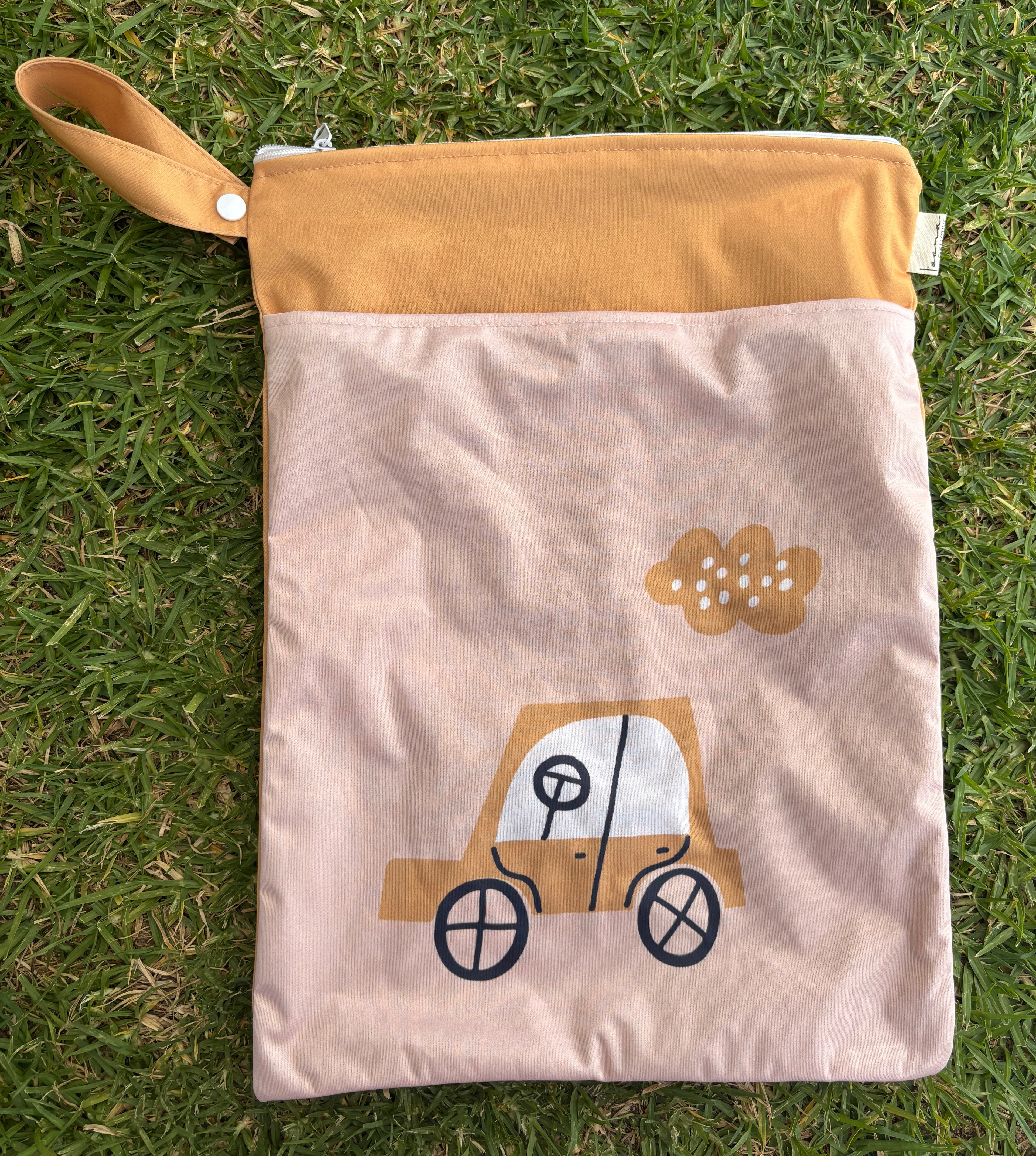 Cars Large Two Pocket Wetbag