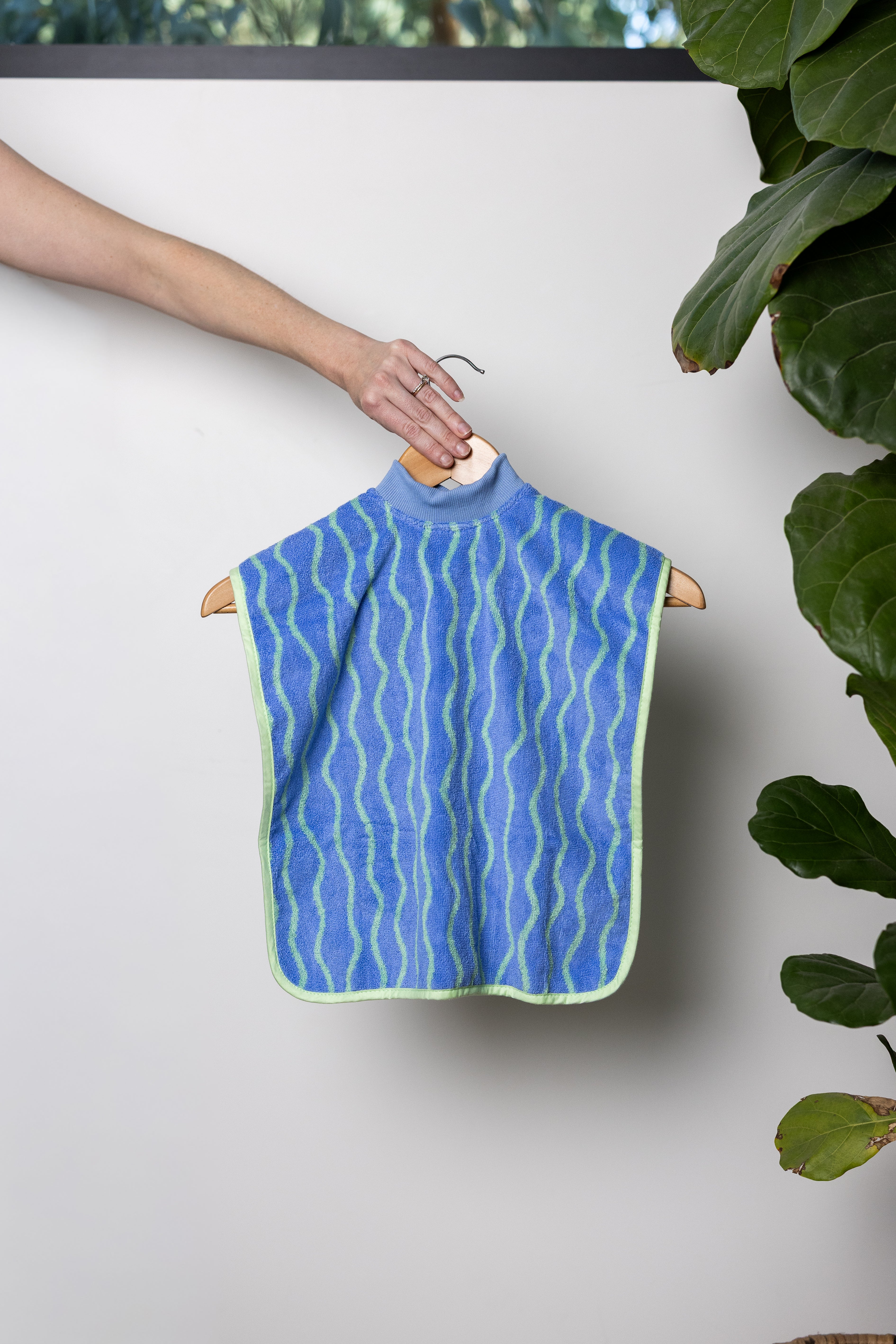 TerryTotsTM Towel Bib -  Ripple