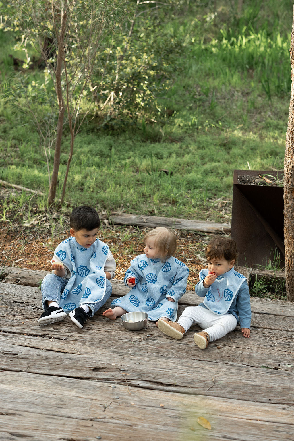 TerryTots™ Travel Bib - Blue Shell