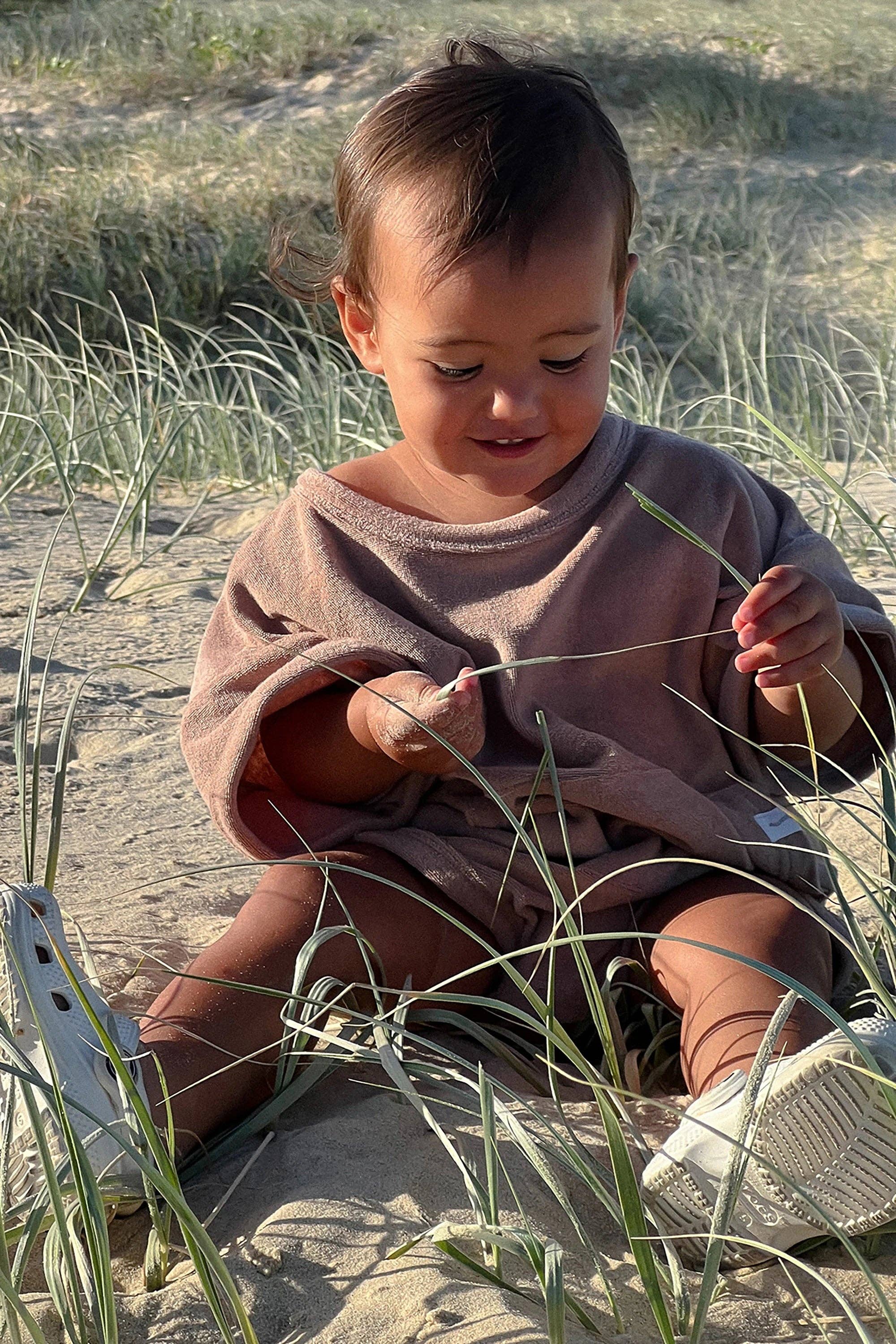 Mini Terry Romper: Latte {All Fenix}