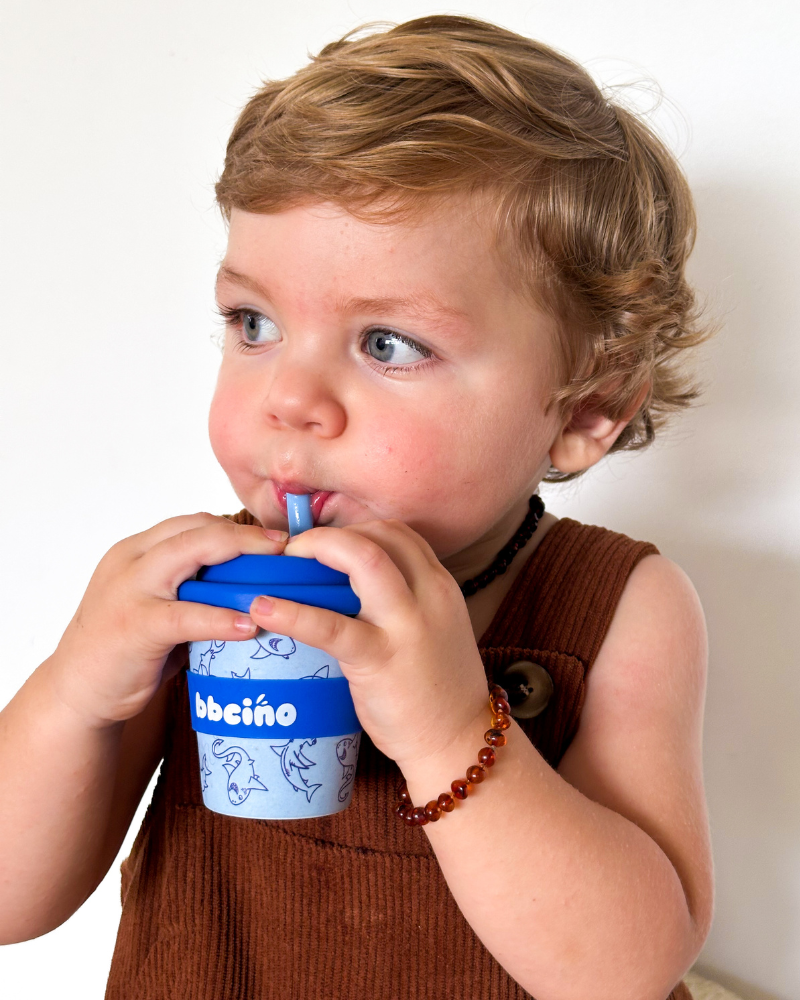 BB Shark Babycino Cup - 120ml (STRAW INCLUDED)