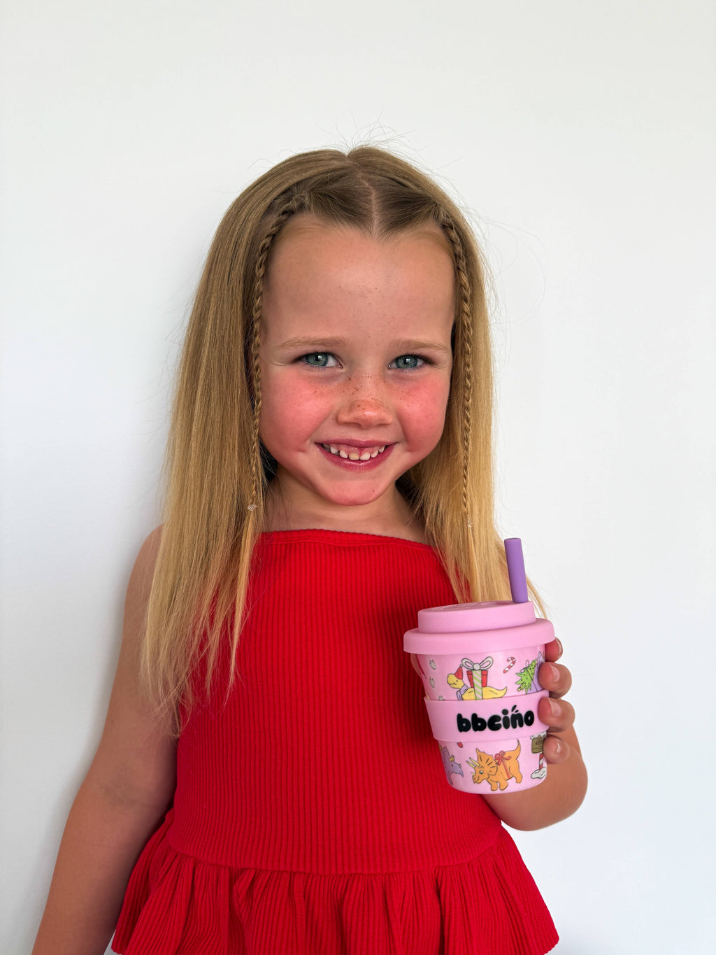 BBCINO Santa’s Little Sipper in Pink - 120ml (CHRISTMAS EDITION)