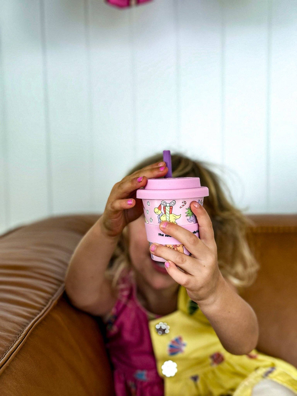 BBCINO Santa’s Little Sipper in Pink - 120ml (CHRISTMAS EDITION)