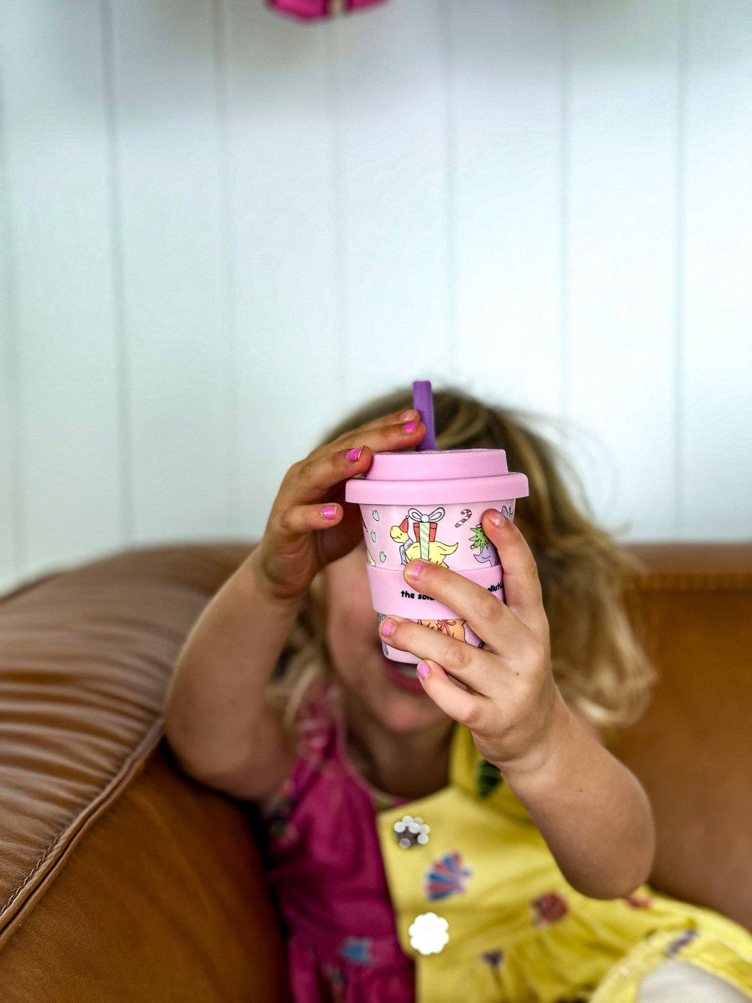 BBCINO Santa’s Little Sipper in Pink - 120ml (CHRISTMAS EDITION)