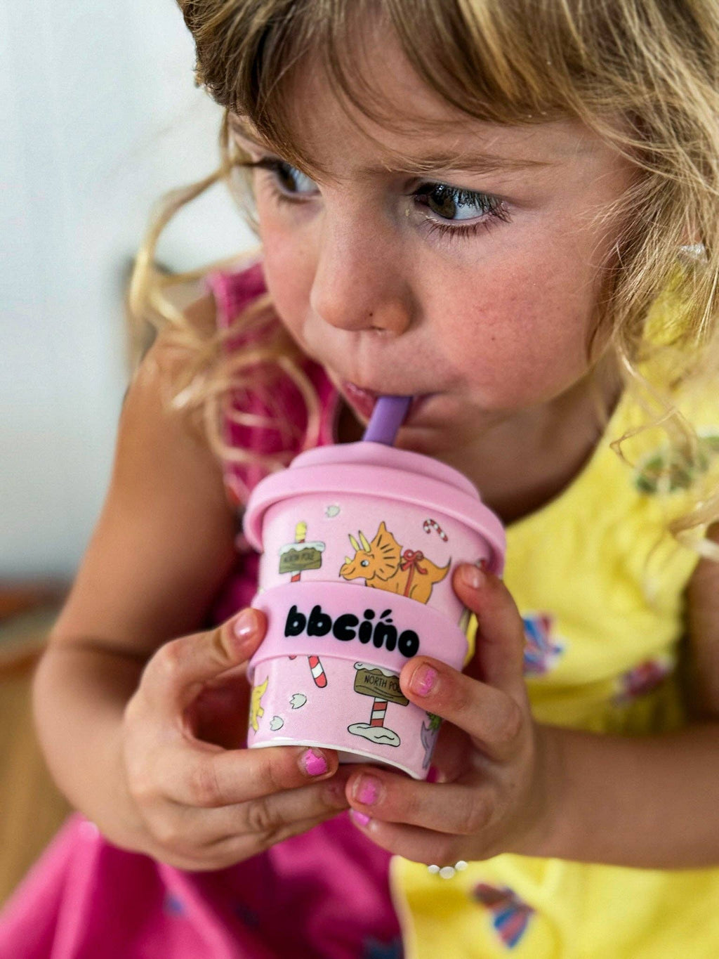 BBCINO Santa’s Little Sipper in Pink - 120ml (CHRISTMAS EDITION)