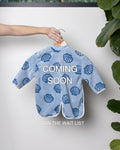 TerryTotsTM Long Sleeve Towel Bib - Blue Shell