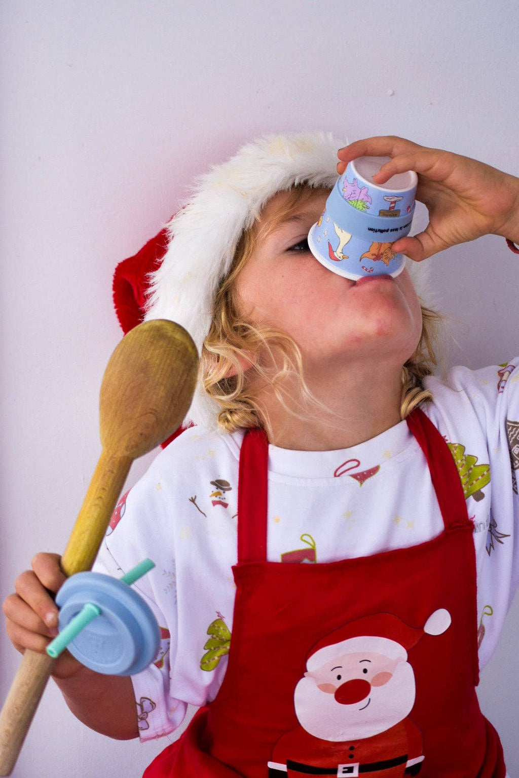 Santa’s Little Sipper in Blue - 120ml (STRAW INCLUDED)