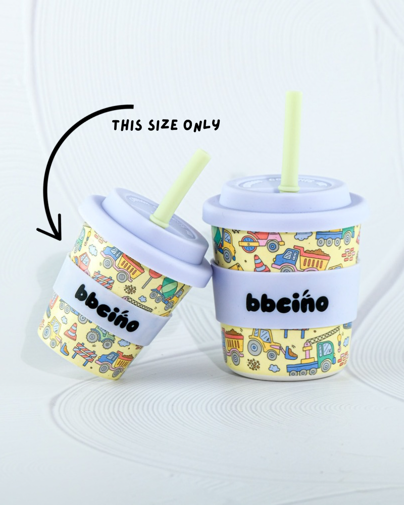 BBCINO Dig It! Babycino Cup - 120ml (STRAW INCLUDED)