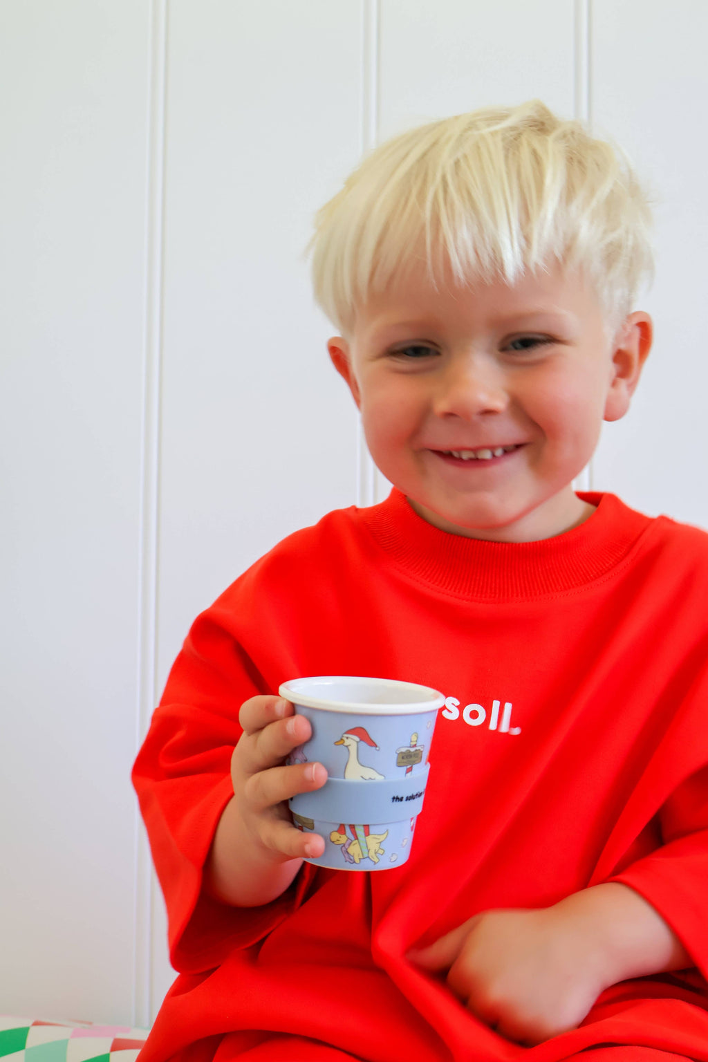 Santa’s Little Sipper in Blue - 120ml (STRAW INCLUDED)