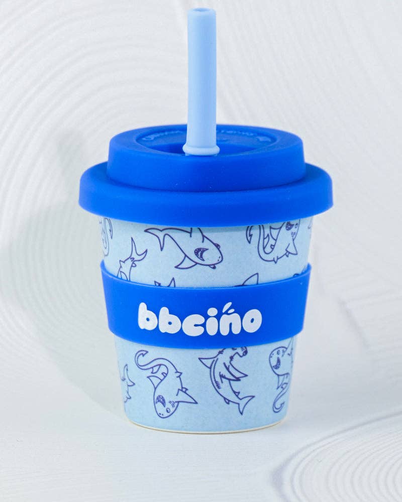 BB Shark Babycino Cup - 120ml (STRAW INCLUDED)