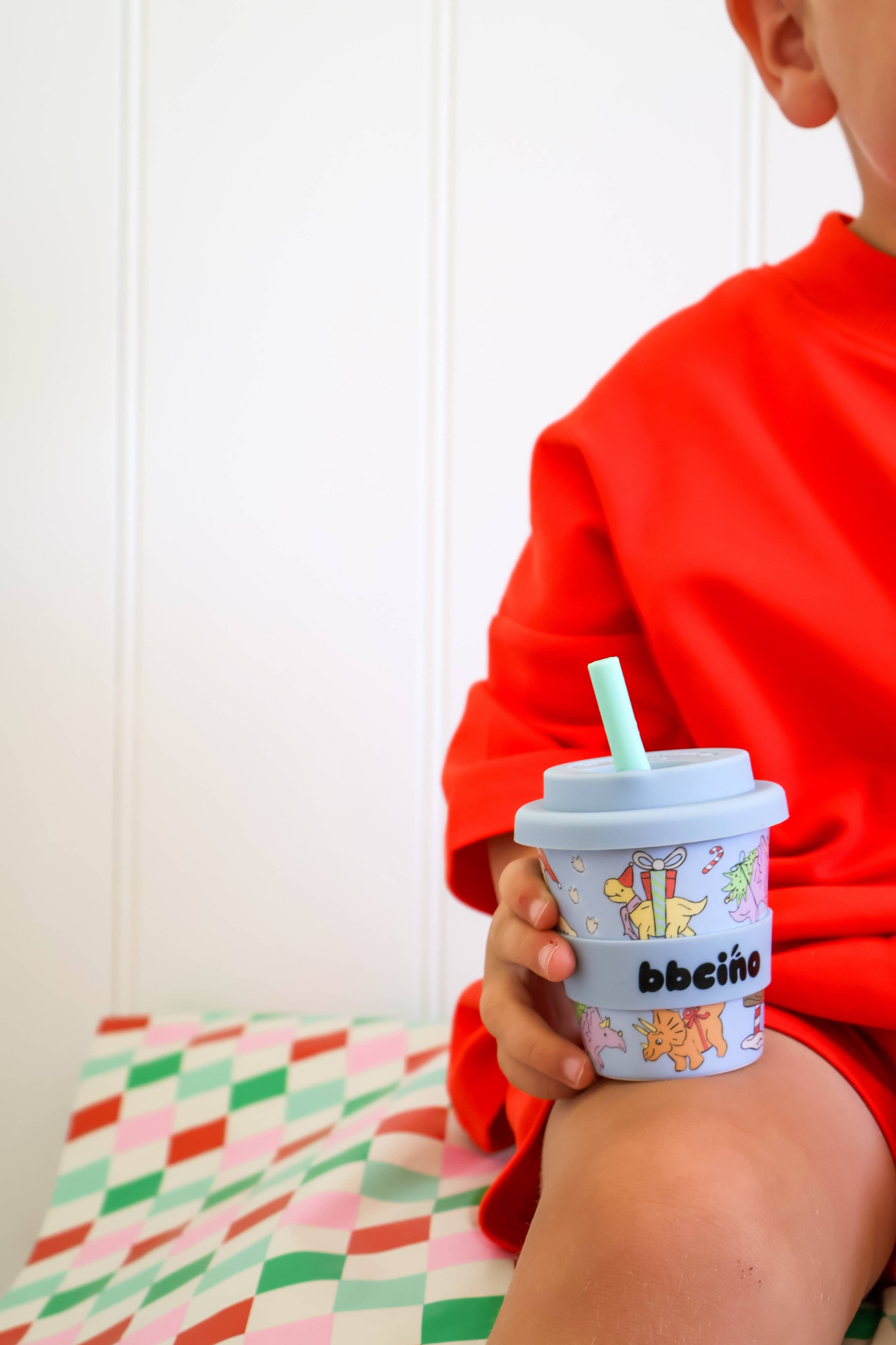 Santa’s Little Sipper in Blue - 120ml (STRAW INCLUDED)