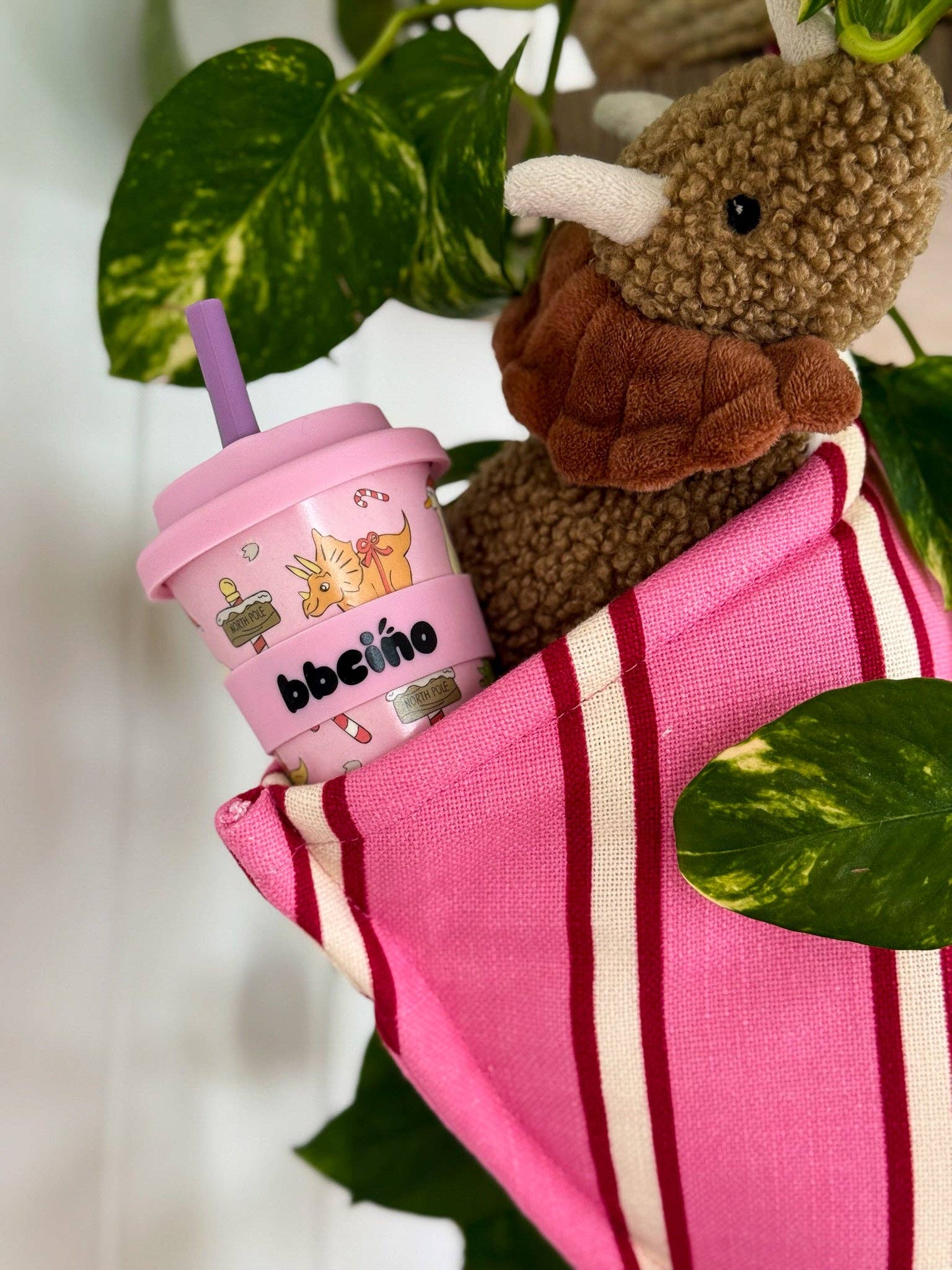 BBCINO Santa’s Little Sipper in Pink - 120ml (CHRISTMAS EDITION)