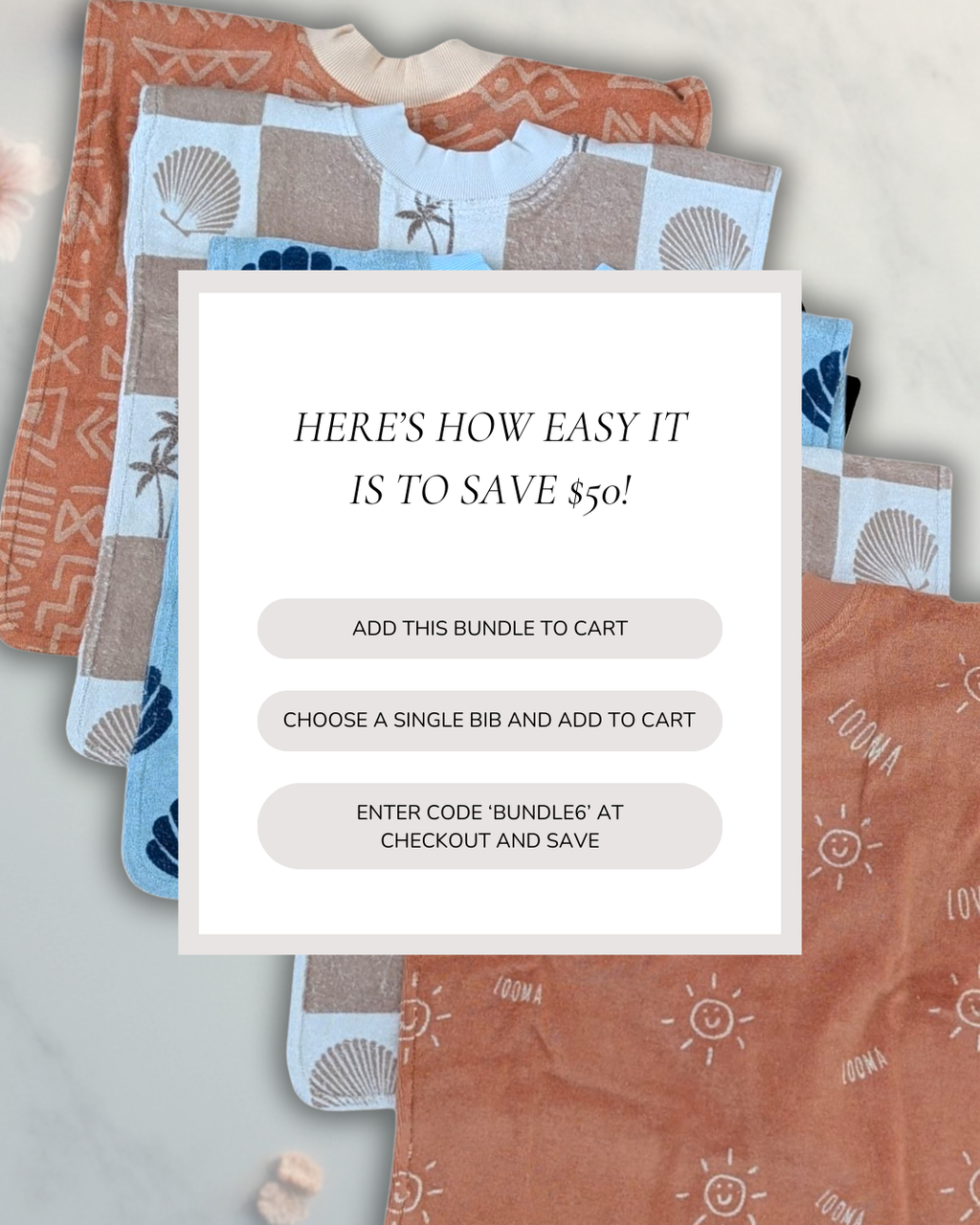 BUNDLE of 6 Choose the 6th Colourway! Save $50!