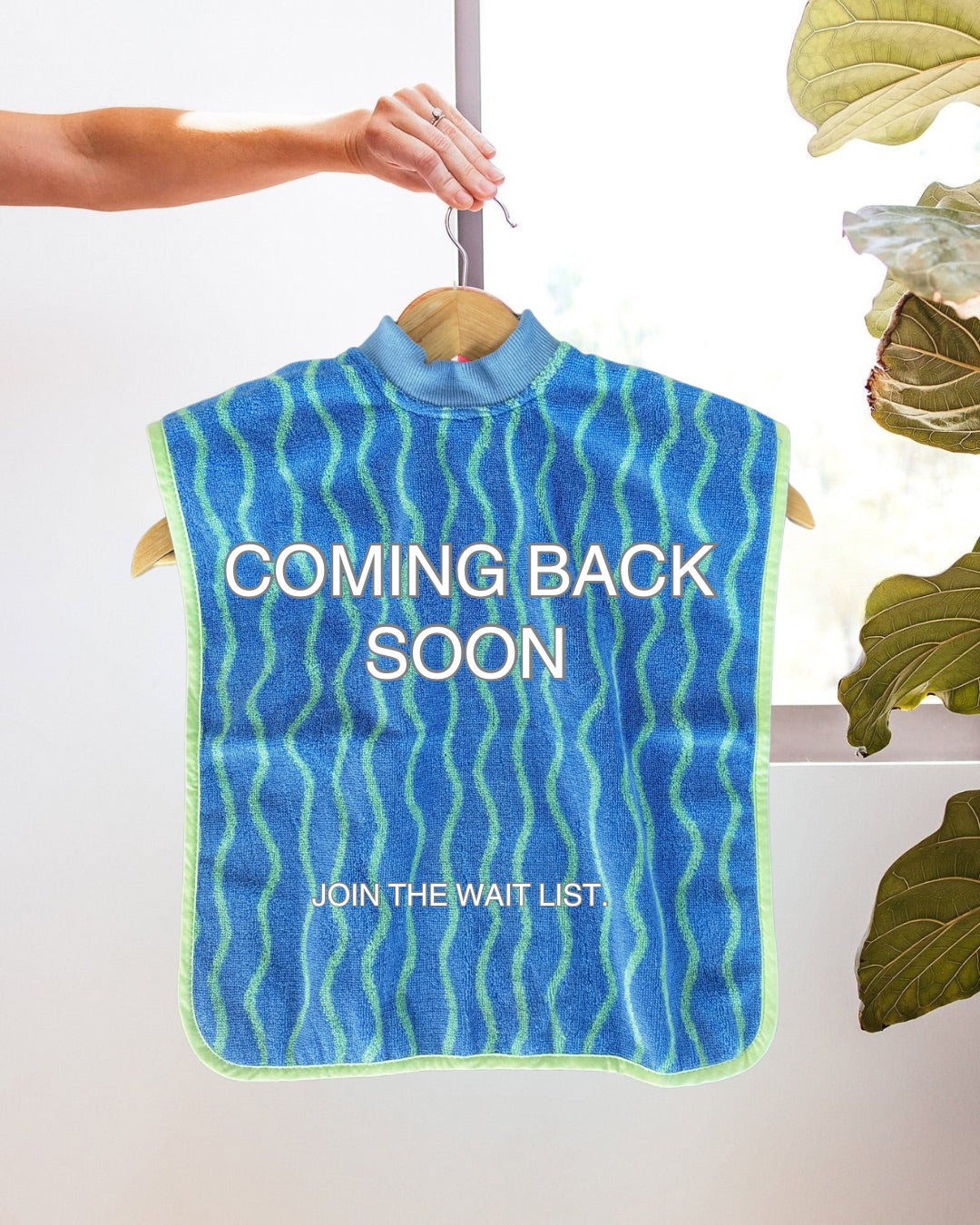 TerryTotsTM Towel Bib -  Ripple