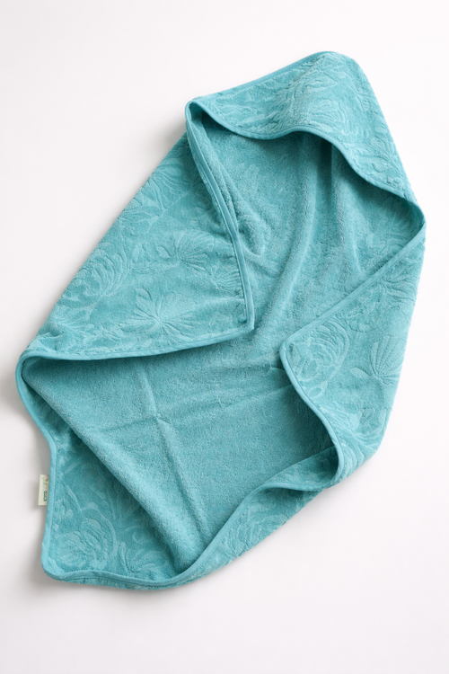 Hooded Bath Towel - Seafoam