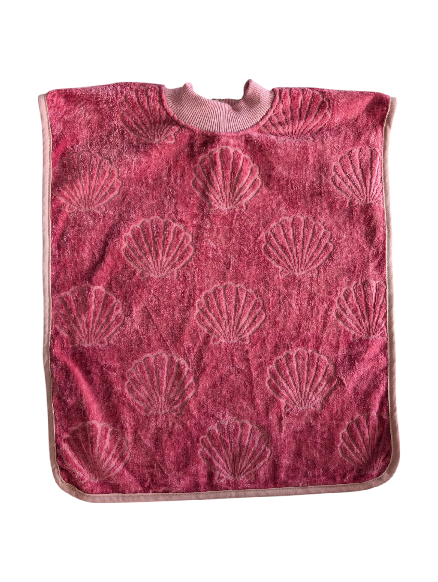 *LUXE RANGE* Fuschia Towel Bib with Buttons