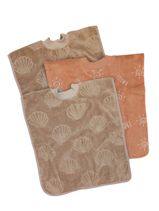 Neutral Baby TerryTots Towel Bib Bundle of 3