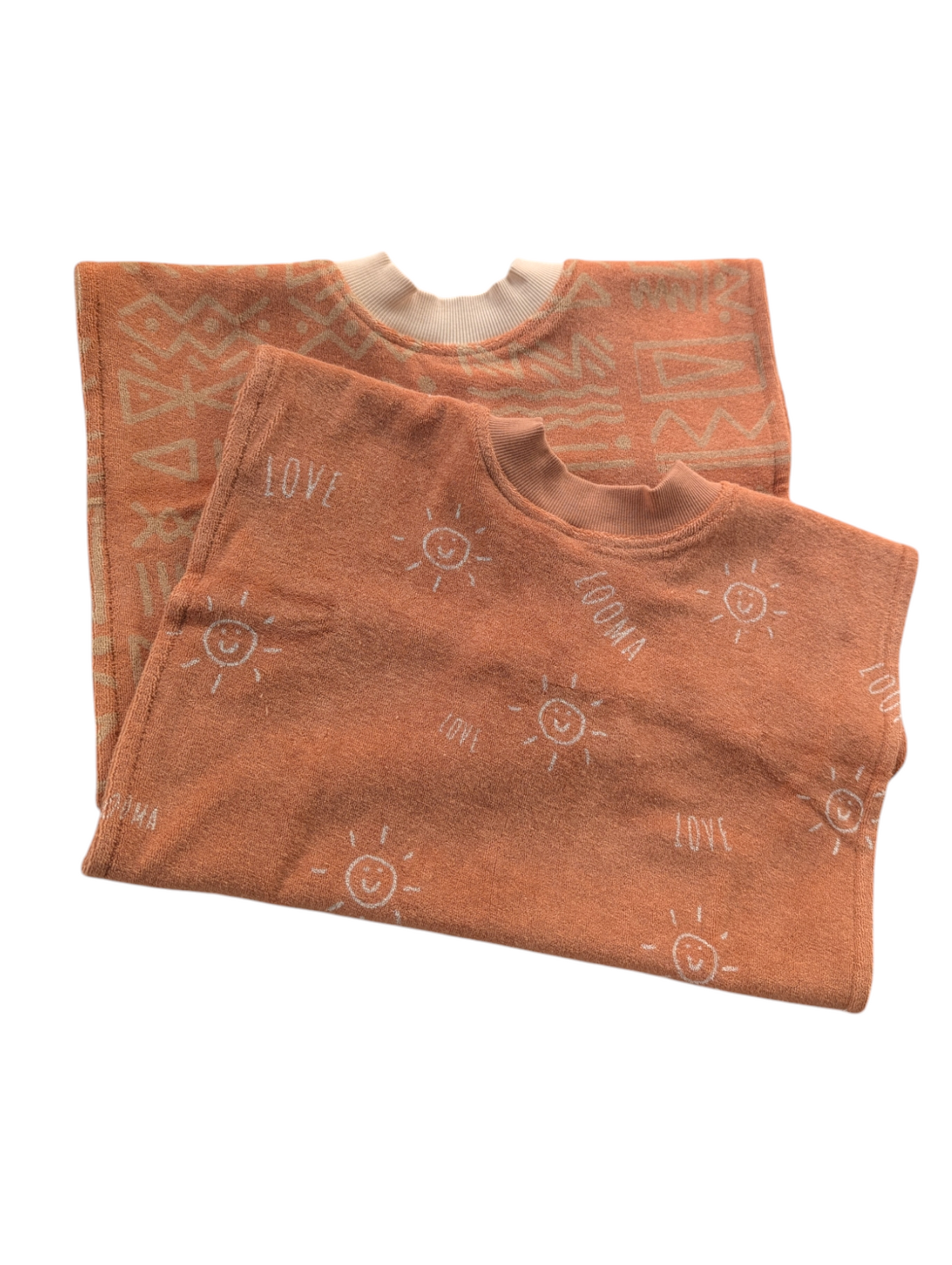 REVERSIBLE Aztec Ochre Full Length Towel Bib