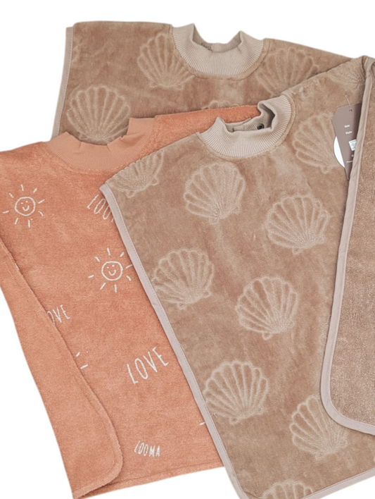 Neutral Baby Bib Bundle of 3