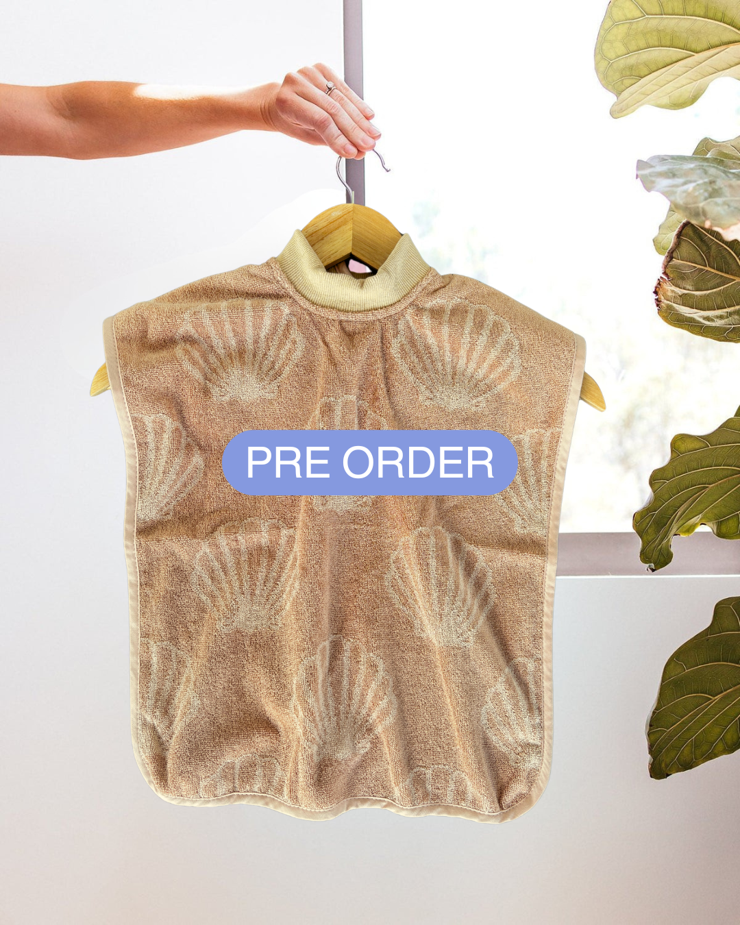 {PRE ORDER} TerryTots™ Mealtime Bib - Seashell