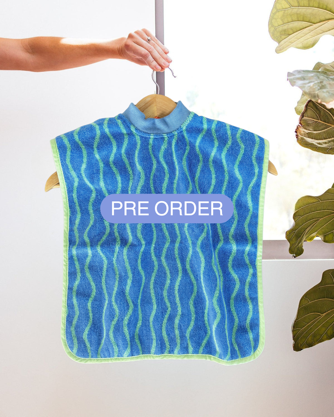 {PRE ORDER} TerryTots™ Mealtime Towel Bib -  Ripple
