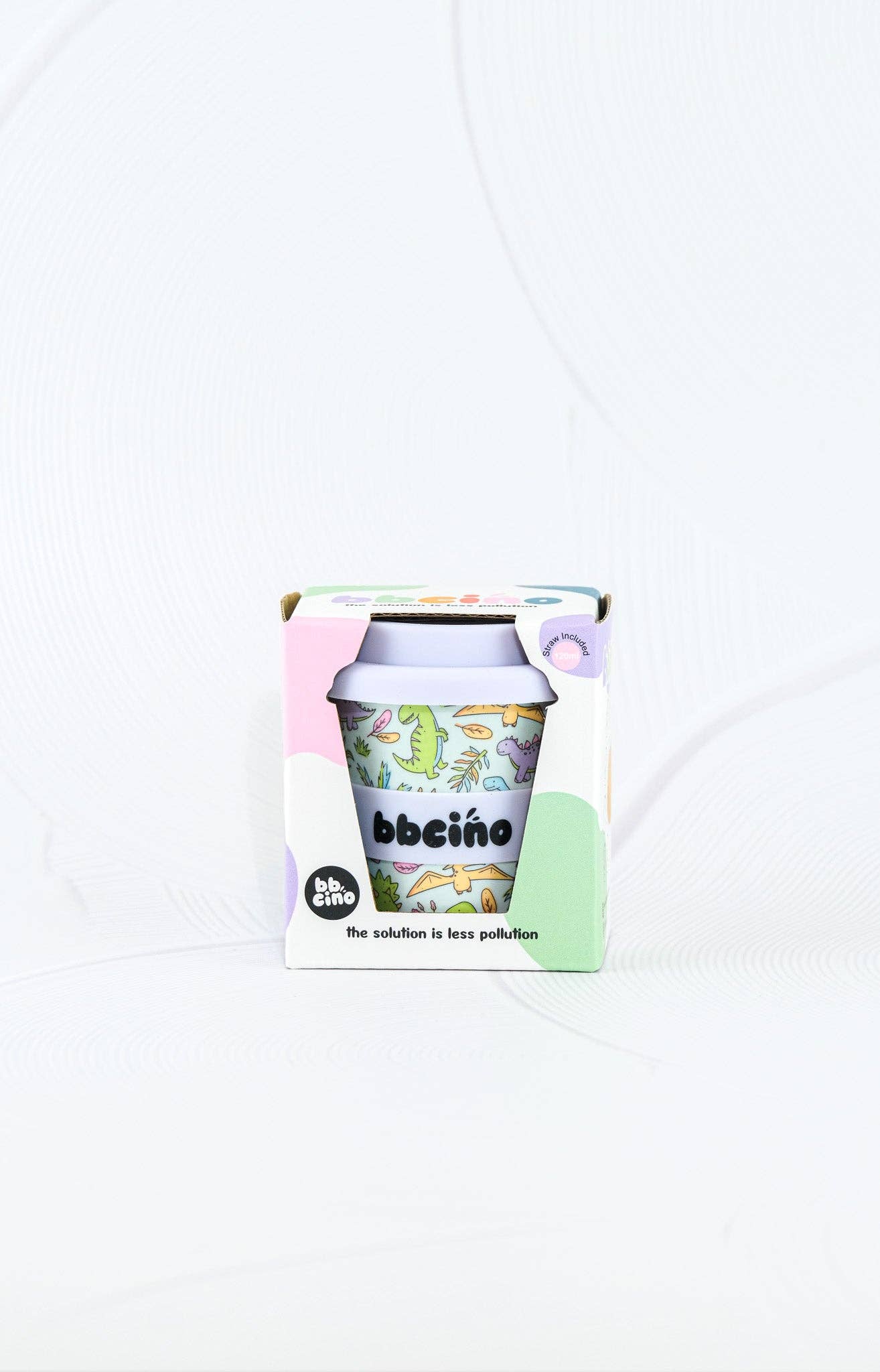 Sip-a-saurus Babycino Cup - 120ml (STRAW INCLUDED)