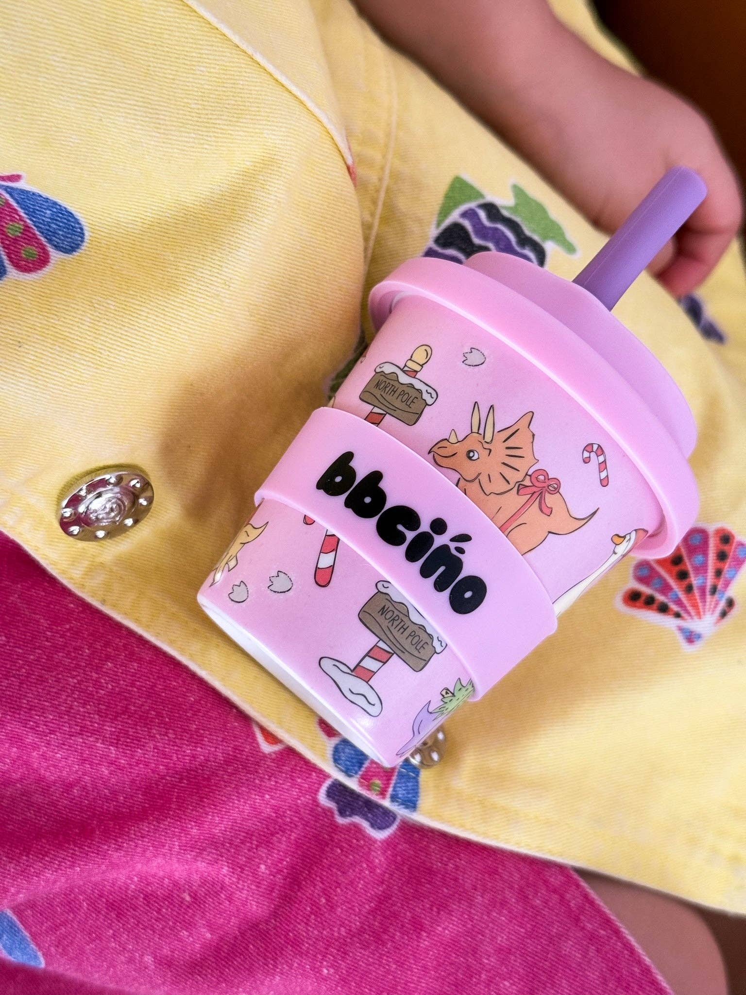 BBCINO Santa’s Little Sipper in Pink - 120ml (CHRISTMAS EDITION)