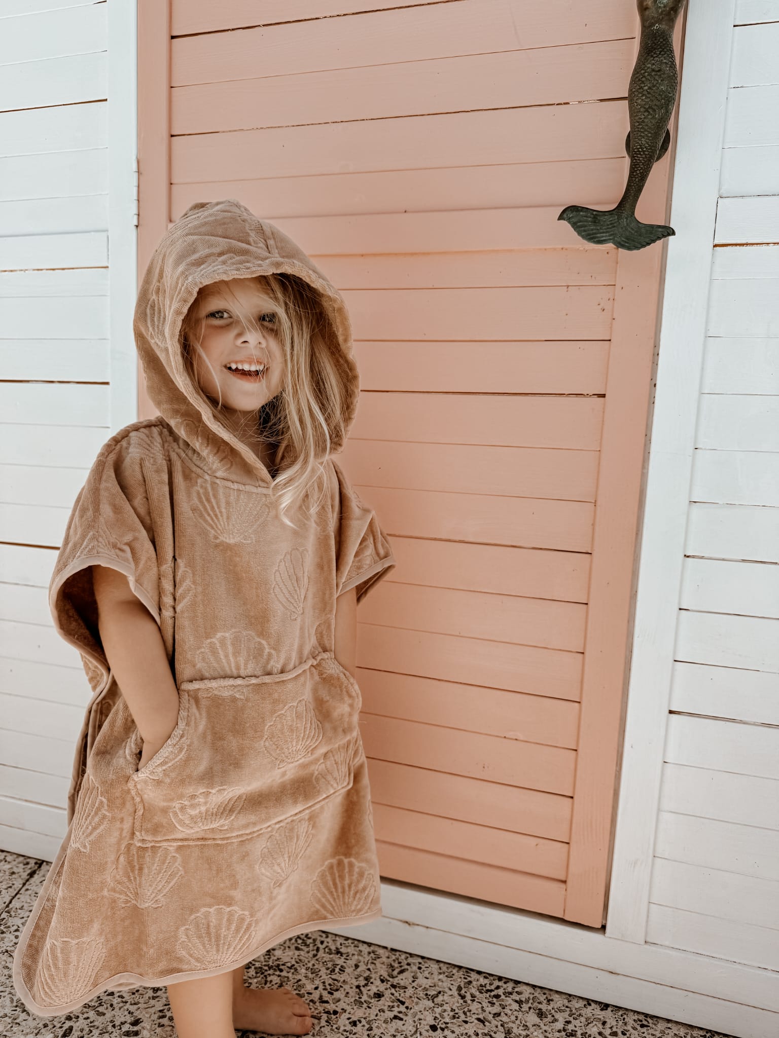 Luxe Kids Hooded Towel Poncho 0-6 years sizes available