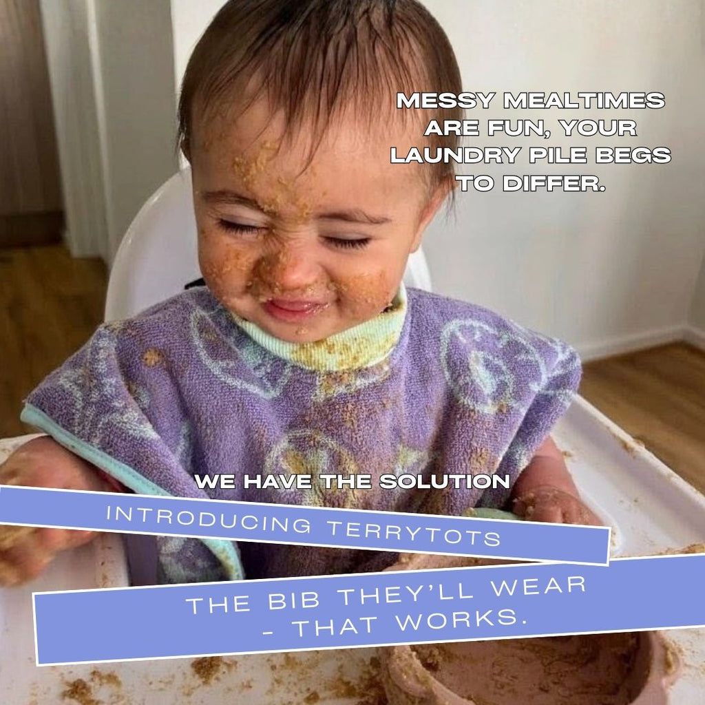 BUNDLE of 3 Blue Shells & Rugrats Towel Bibs