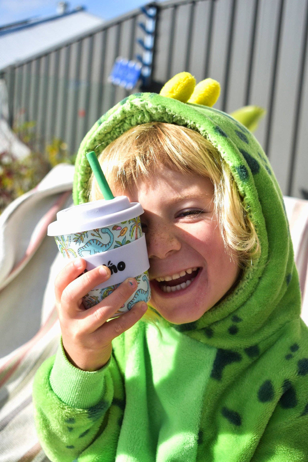 Sip-a-saurus Babycino Cup - 120ml (STRAW INCLUDED)