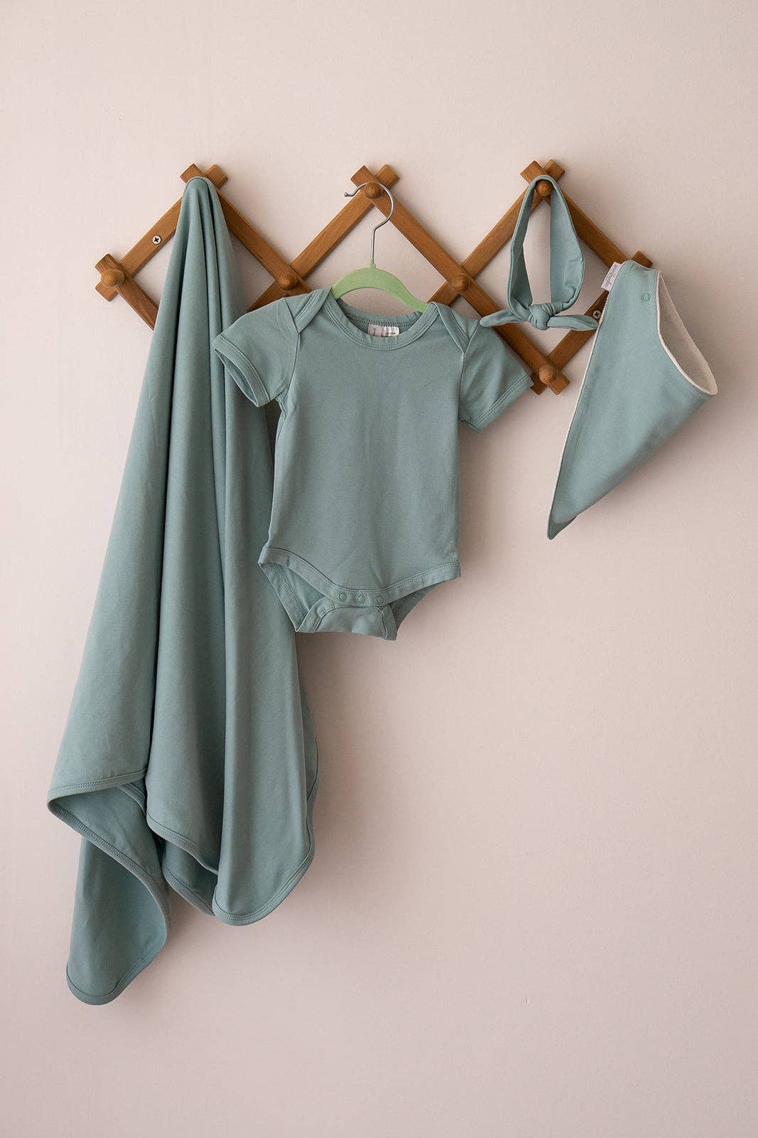 Baby Jersey Stretch Wrap - Sage