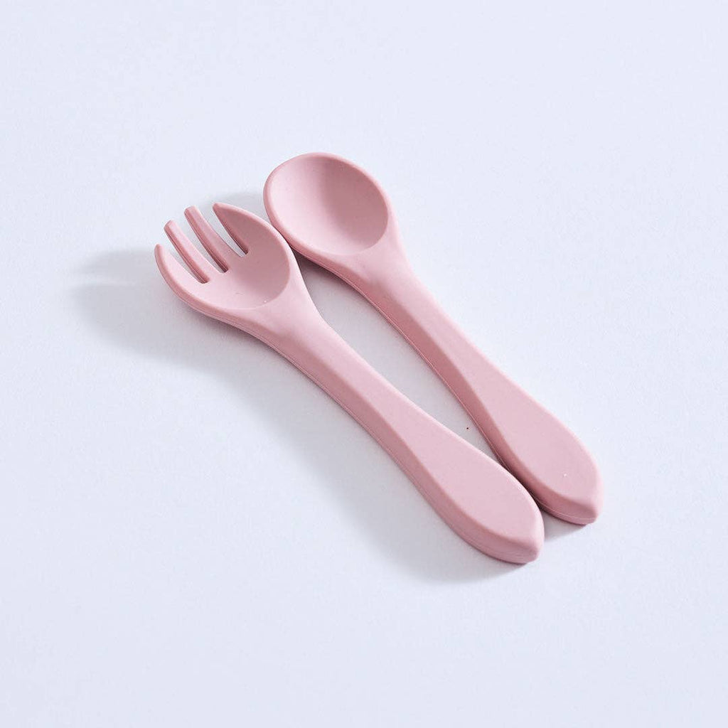 Milk Addict Silicone Spoon And Fork Set