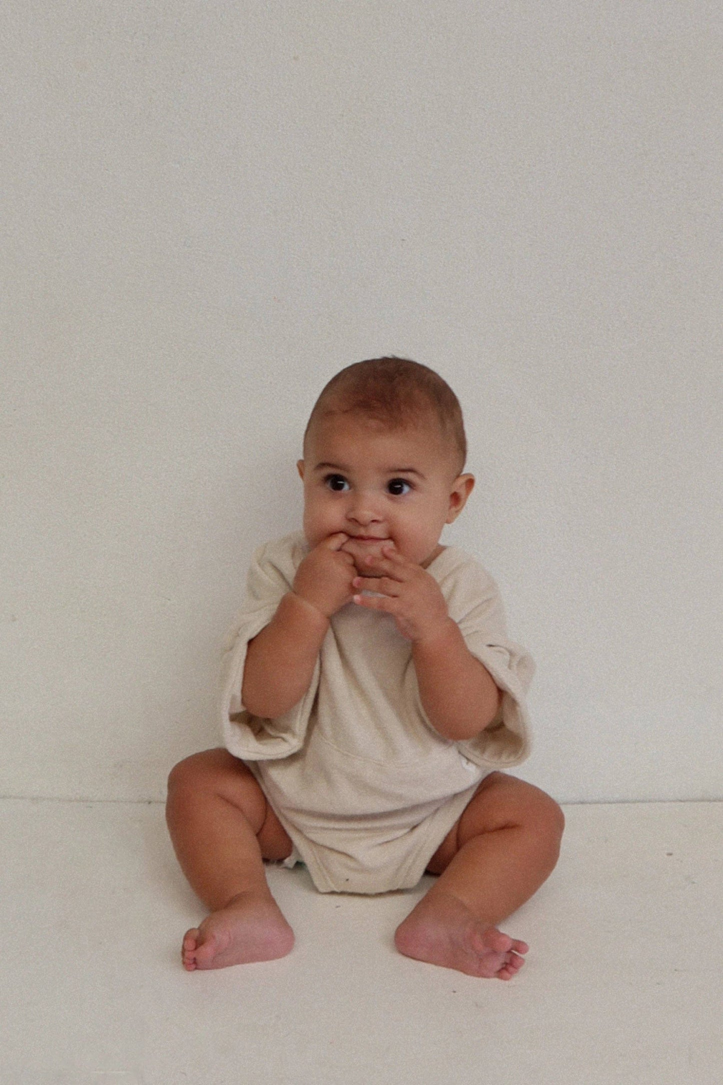 Mini Terry Romper: Clay {All Fenix}