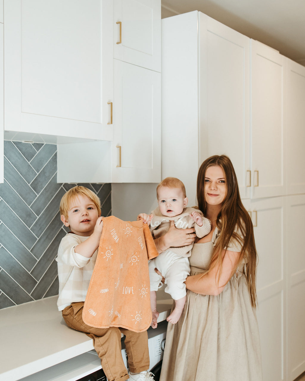 BUNDLE of 3 Love and Hearts Towel Bibs