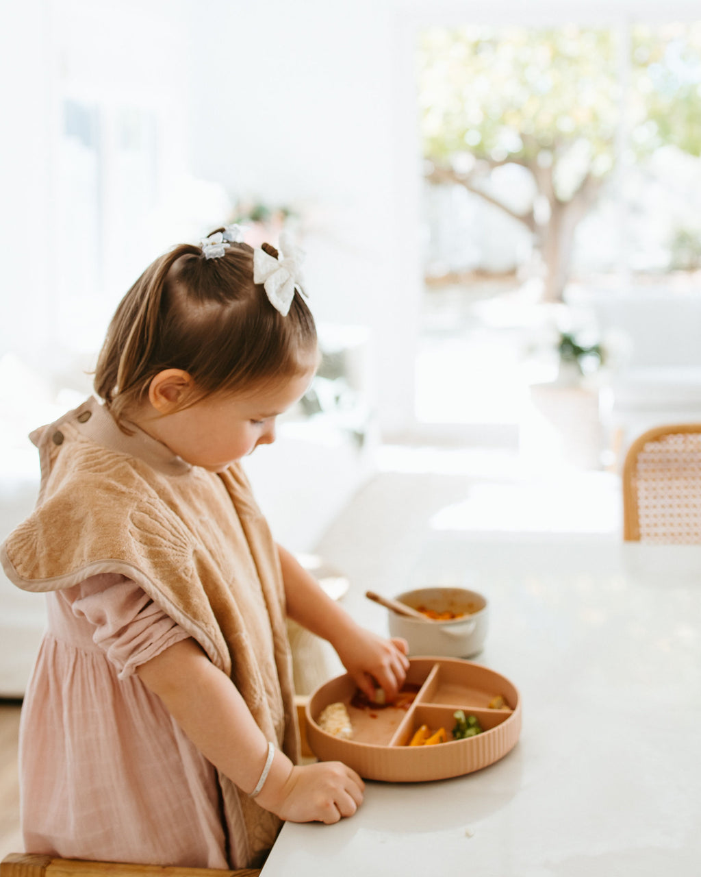 Starting Solids Set includes Terrytots Towel Bib