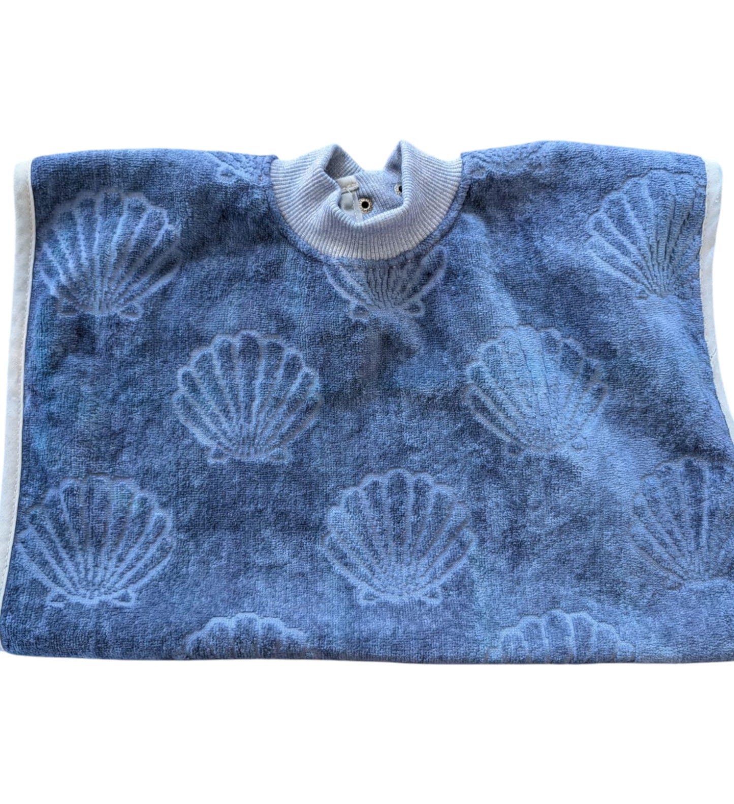 *LUXE RANGE* Indigo Towel Bib with Buttons