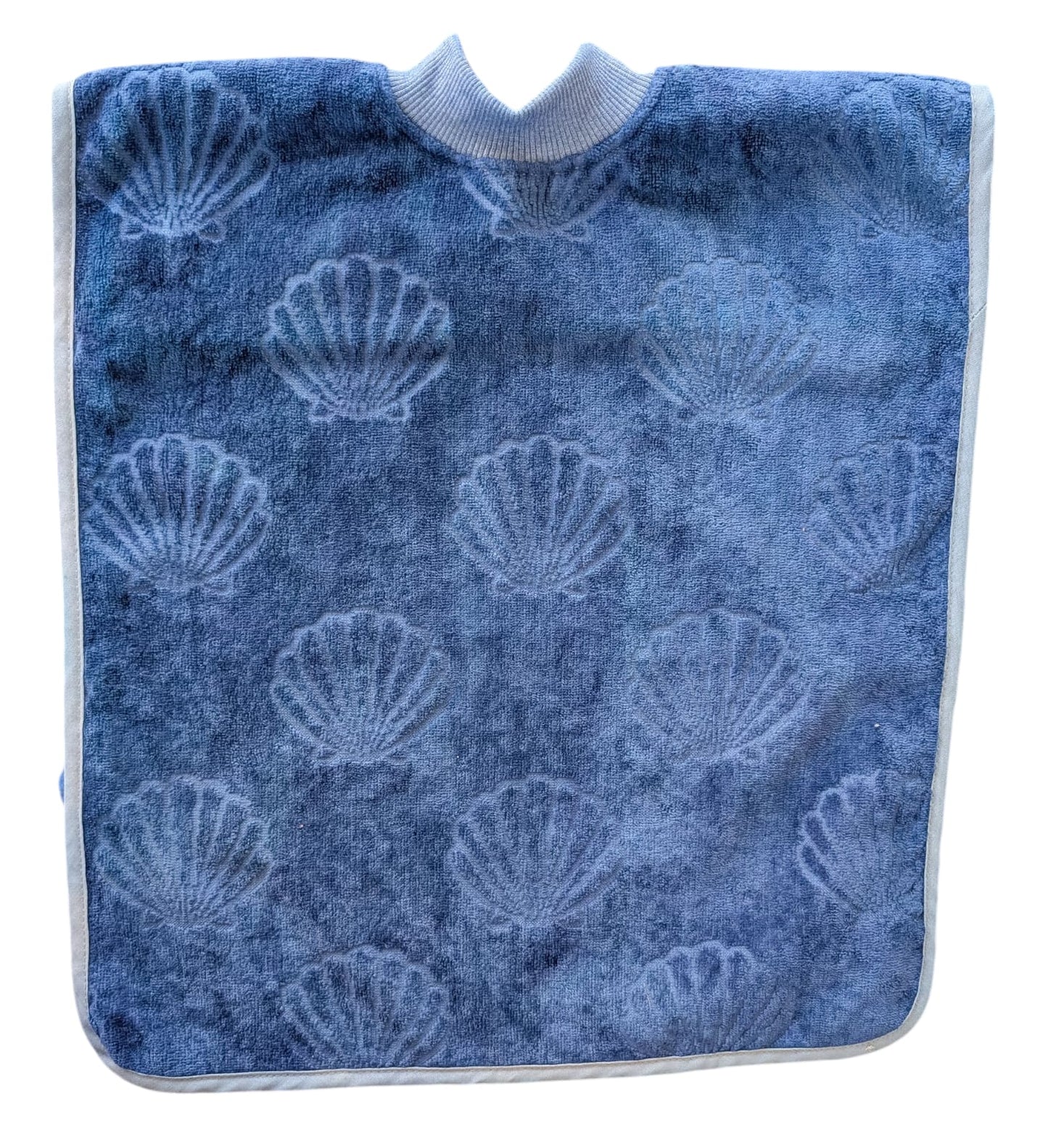 *LUXE RANGE* Indigo Towel Bib with Buttons