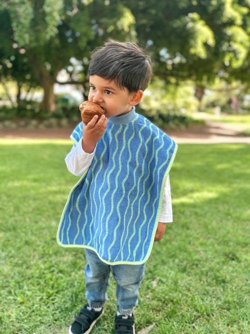 TerryTots™ Mealtime Bib -  Ripple