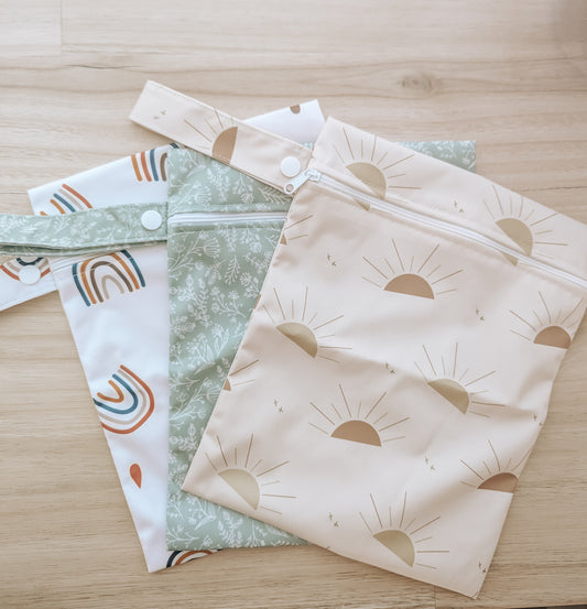 neutral looma baby full length towel bib starting solids mum smock  tote towelling bag beach bag matching set beige sande kids kin kin